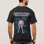 GIGACHAD IN DE JAREN 80 T-SHIRT (Achterkant)