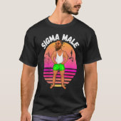 Gigachad Sigma Male Bodybuilder Giga Chad Sigma Gr T-shirt (Voorkant)