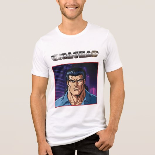 GIGACHAD Tri-Blend SHIRT (Voorkant)