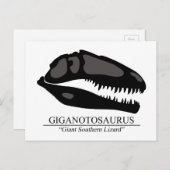Giganotosaurus Briefkaart (Voorkant / Achterkant)