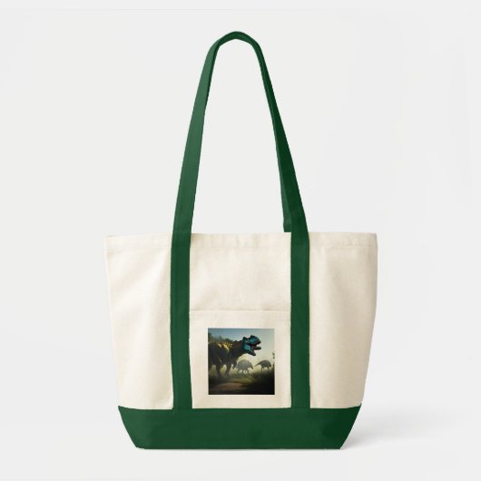 Giganotosaurus Dinosaurs Prowling Impulse Canvas t Tote Bag (Voorkant)