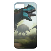 Giganotosaurus Dinosaurs Prowling, iPhone Case (Achterkant)
