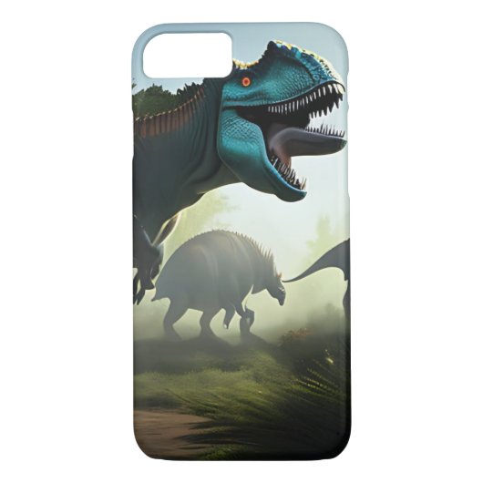 Giganotosaurus Dinosaurs Prowling, iPhone Case (Achterkant)
