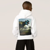 Giganotosaurus Dinosaurs Prowling, Kinder hoodie (Achterkant volledig)