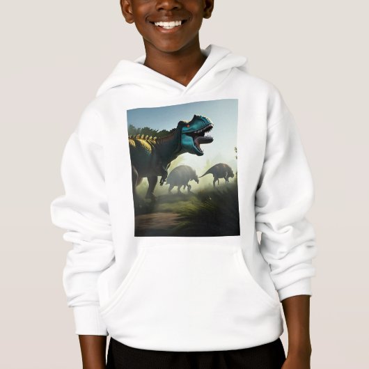 Giganotosaurus Dinosaurs Prowling, Kinder hoodie (Voorkant)
