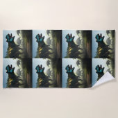 Giganotosaurus Dinosaurs Prowling Strandlaken (Voorkant)