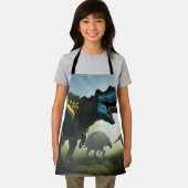 Giganotosaurus Dinosaurus op de prowl, Kinder Scho Schort (Insitu)