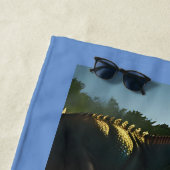 Giganotosaurus Dinosaurus Prowling, keukenhanddoek Strandlaken (In situ)