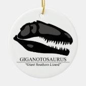 Giganotosaurus Keramisch Ornament (Voorkant)