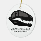 Giganotosaurus Keramisch Ornament (Links)