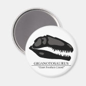 Giganotosaurus Magneet (Voorkant / Achterkant)