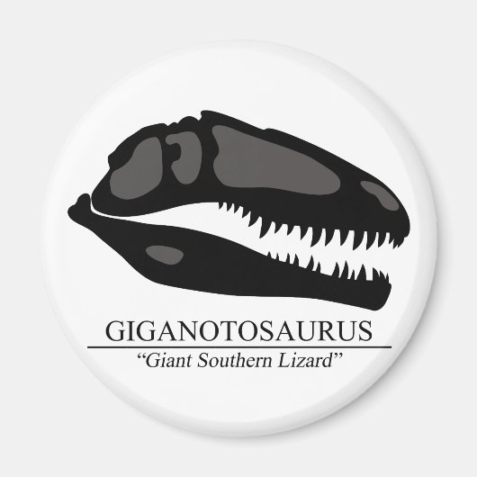 Giganotosaurus Magneet (Voorkant)