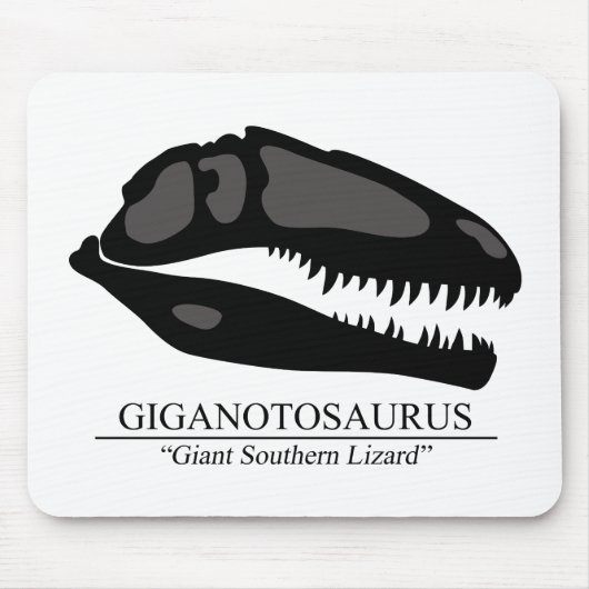 Giganotosaurus Muismat (Voorkant)