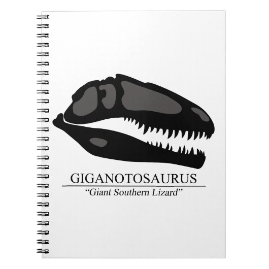 Giganotosaurus Notitieboek (Voorkant)