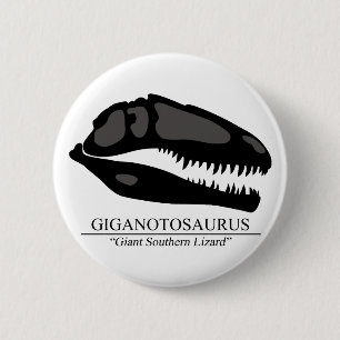 Giganotosaurus Ronde Button 5,7 Cm