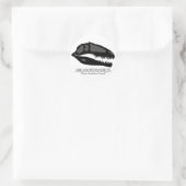 Giganotosaurus Ronde Sticker (Tas)