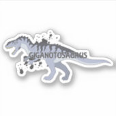 Giganotosaurus Sticker (Voorkant)