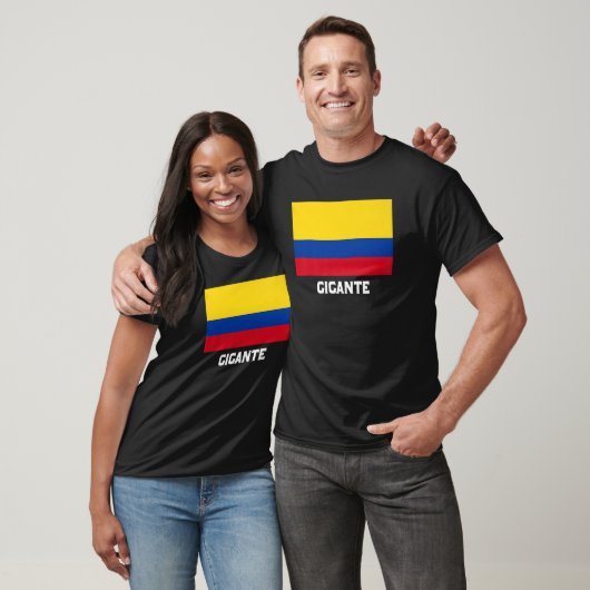 Gigante Colombia Flag Emblem Escudo Bandera Crest T-shirt (Unisex)