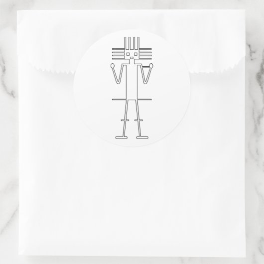 Gigante de Atacama Ronde Sticker (Tas)