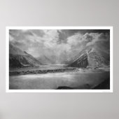 Gigantic Glacier Alaska 1912 Poster (Voorkant)