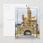 Gigantic Sandcastle – Celebration Key, Grand Baham Briefkaart (Voorkant / Achterkant)