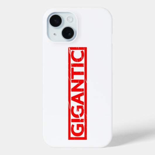 Gigantic Stamp Case-Mate iPhone Case (Achterkant)