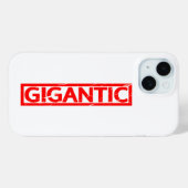 Gigantic Stamp Case-Mate iPhone Case (Achterkant (horizontaal))