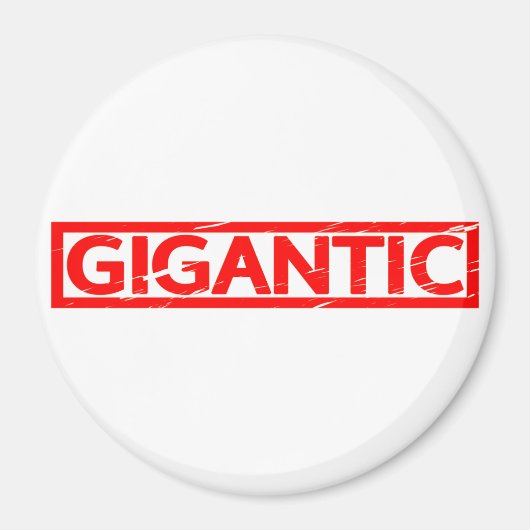 Gigantic Stamp Magneet (Voorkant)