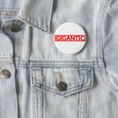 Gigantic Stamp Ronde Button 5,7 Cm (In situ)