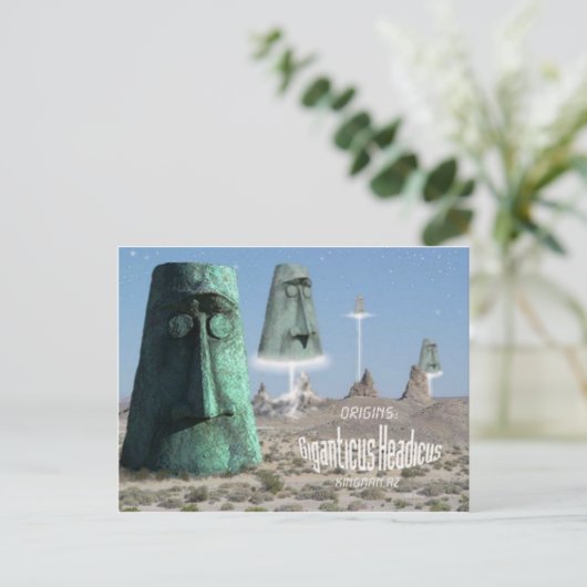 Giganticus headers origine briefkaart (Staand voorkant)