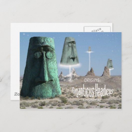 Giganticus headers origine briefkaart (Voorkant / Achterkant)