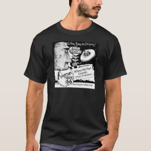 Giganticus Headicus Route 66 Alien UFO T-shirt