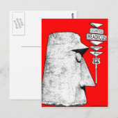 Giganticus Headicus Route 66 Antares road sign Briefkaart (Voorkant / Achterkant)