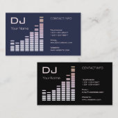 Gigantisch equalizer sjabloon patroon visitekaartje (Voorkant / Achterkant)