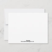 Gigantische Cactus in het woestijnlandschap van he Feestdagenkaart (Achterkant)