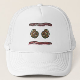 gigantische duizendpoot trucker pet