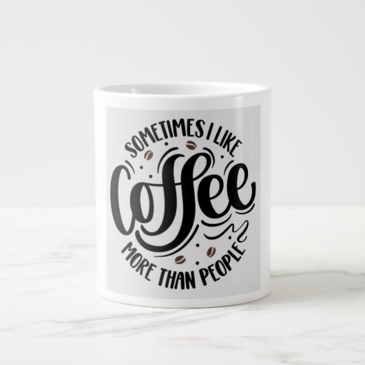 gigantische koffie mok (Voorkant)