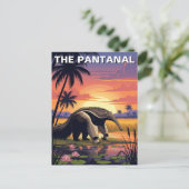 Gigantische miereneter in de Pantanal Briefkaart (Staand voorkant)