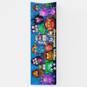 Gigantische monstermixer Halloween banner (Verticaal)