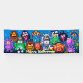 Gigantische monstermixer Halloween banner (Horizontaal)