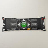 Gigantische realistische universele afstandsbedien lichaamskussen (Achterkant)