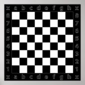 gigantische schaaktafel poster (Voorkant)