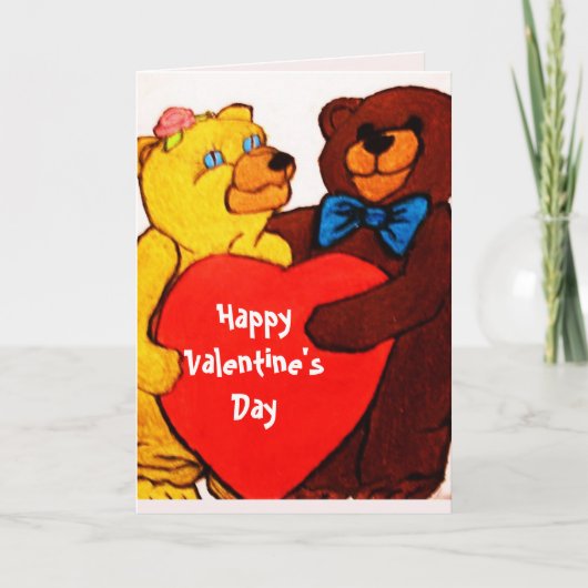 GIGANTISCHE VALENTIJN LIEFDE FEESTDAGEN KAART (Voorkant)