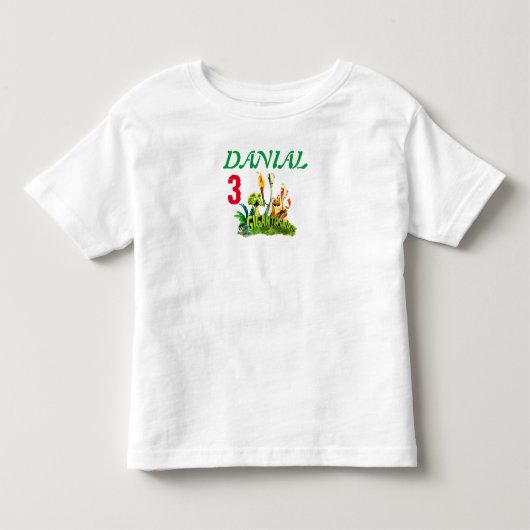 Gigantosaurus Giganto & 4 Kind Dinos. Gigantosauru Kinder Shirts (Voorkant)