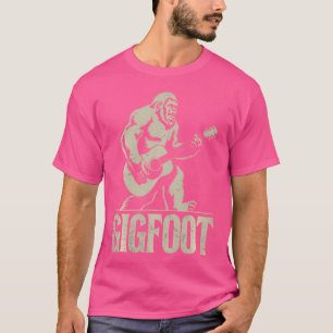 Gigfoot Bigfoot akoestische gitaar Sasquatch T-shirt
