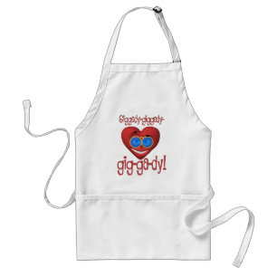 Giggedy Funny Valentijn Standaard Schort