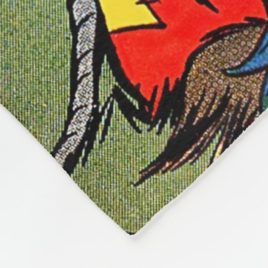 Giggle Animal Elephant  Comics Fleece Deken (Hoek)