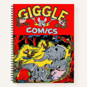 Giggle Animal Elephant Comics Notitieboek