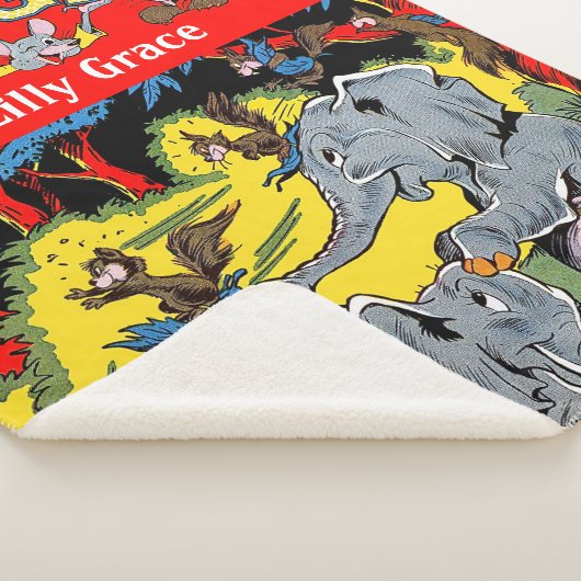 Giggle Animal Elephant  Comics Sherpa Deken (3/4)