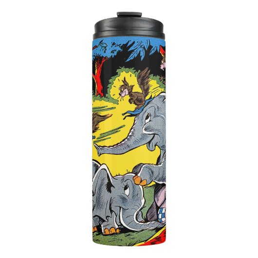 Giggle Animal Elephant  Comics Thermosbeker (Voorkant)